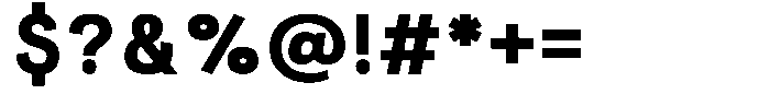 Kaluar Extra Bold Font OTHER CHARS
