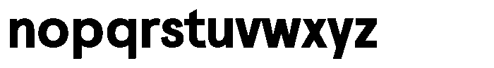 Kaluar Extra Bold Font LOWERCASE