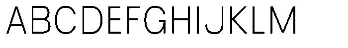 Kaluar Extra Light Font UPPERCASE