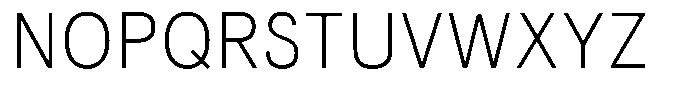 Kaluar Extra Light Font UPPERCASE