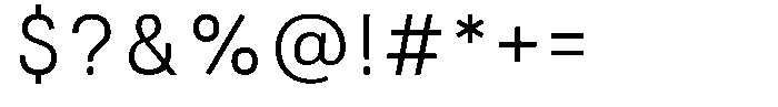 Kaluar Light Font OTHER CHARS