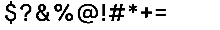 Kaluar Medium Font OTHER CHARS