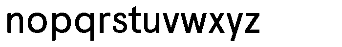 Kaluar Medium Font LOWERCASE