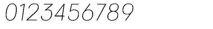 Kaluar Thin Italic Font OTHER CHARS