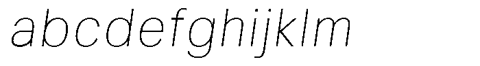 Kaluar Thin Italic FONT