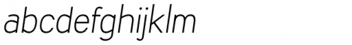 Kalyant Light Oblique Font LOWERCASE