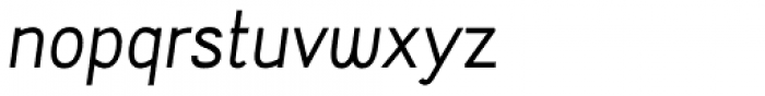 Kalyant Oblique Font LOWERCASE