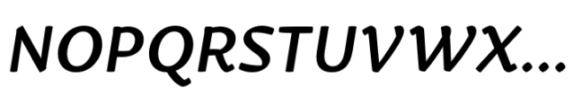 Kamado Medium Italic Font UPPERCASE