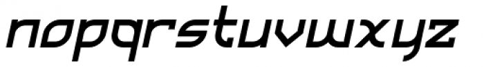 Kamaru Sans Bold Italic Font LOWERCASE