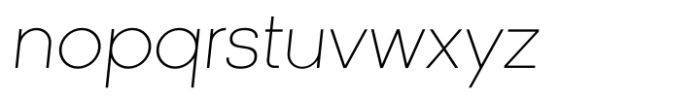 Kamerik 105 Text Light Oblique Font LOWERCASE