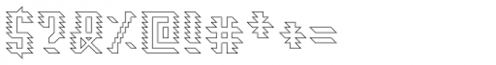 Kaminari-Kun Outline Font OTHER CHARS