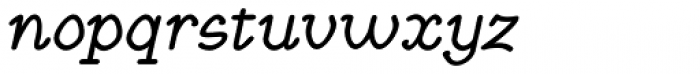 KampFriendship Semi Bold Italic Font LOWERCASE