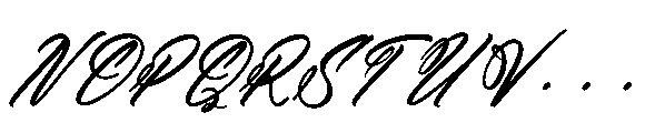 Kamperly Vacation Italic Italic Font UPPERCASE