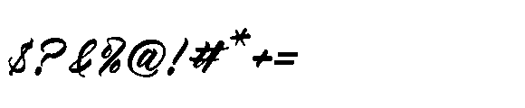 Kamperly Vacation Regular Font OTHER CHARS