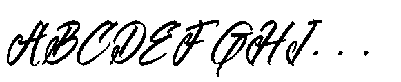 Kamperly Vacation Regular Font UPPERCASE
