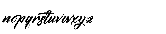 Kamperly Vacation Regular Font LOWERCASE
