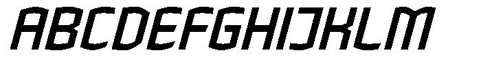 Kamujaya Italic Font UPPERCASE