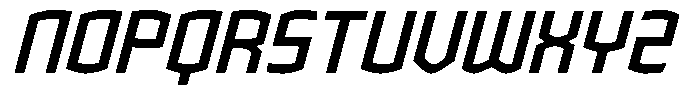 Kamujaya Italic Font UPPERCASE