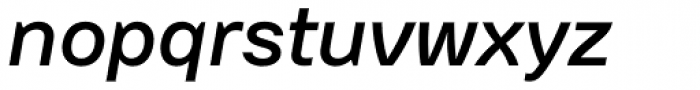 Kana Sans Medium Italic Font LOWERCASE