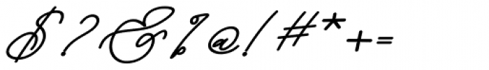 Kanaggawa Bold Italic Font OTHER CHARS