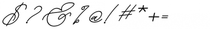 Kanaggawa Italic Font OTHER CHARS