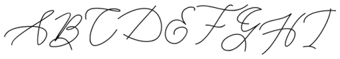 Kanaggawa Thin Font UPPERCASE