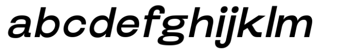 Kanakira Semi Bold Italic Font LOWERCASE