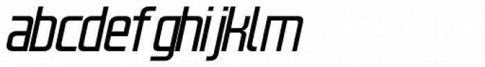 Kanal Light Italic Font LOWERCASE