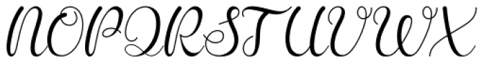 Kanaya Regular Font UPPERCASE