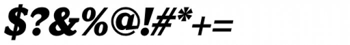 Kandal Black Italic Font OTHER CHARS