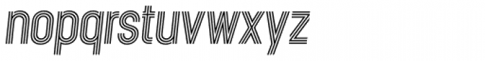 Kandel 105 Medium Oblique Font LOWERCASE