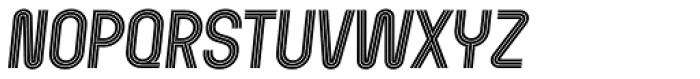 Kandel 205 Bold Oblique Font UPPERCASE
