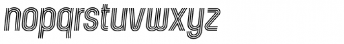 Kandel 205 Medium Oblique Font LOWERCASE