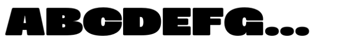 Kander Expanded Rounded Font UPPERCASE