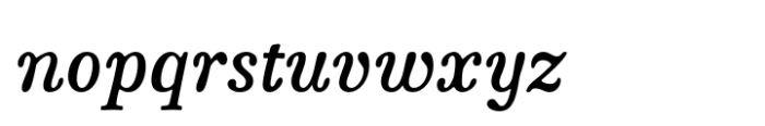 Kandidat Italic Font LOWERCASE