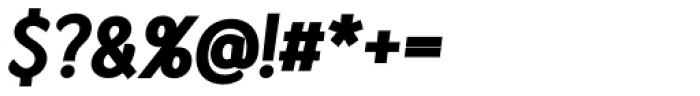 Kandira Alt Black Italic Font OTHER CHARS