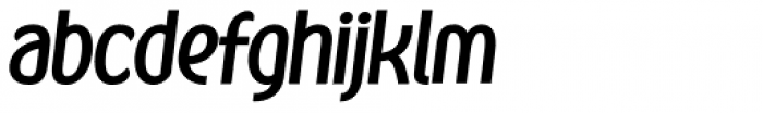 Kandira Alt Bold Italic Font LOWERCASE