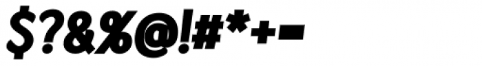 Kandira Alt Extra Black Italic Font OTHER CHARS