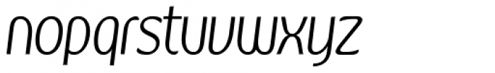 Kandira Alt Light Italic Font LOWERCASE