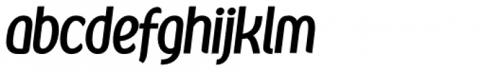 Kandira Bold Italic Font LOWERCASE