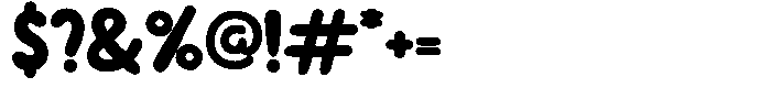 Kandykiddo Font OTHER CHARS