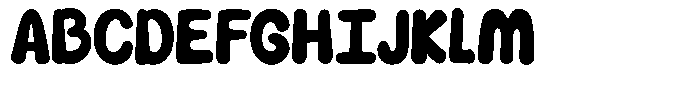 Kandykiddo Font UPPERCASE