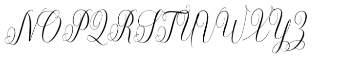 Kaneishia Script Font UPPERCASE