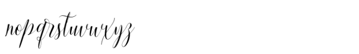 Kaneishia Script Font LOWERCASE