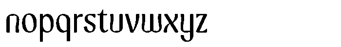Kanela Font LOWERCASE