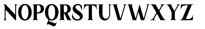 Kanellis Black Condensed Font UPPERCASE