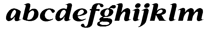 Kanellis Black Expanded Italic FONT