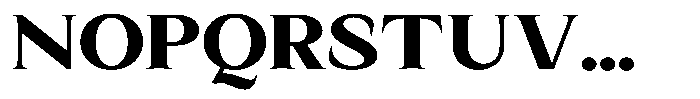 Kanellis Black Expanded Font UPPERCASE