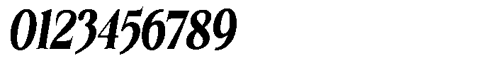 Kanellis Black Extra Condensed Italic Font OTHER CHARS
