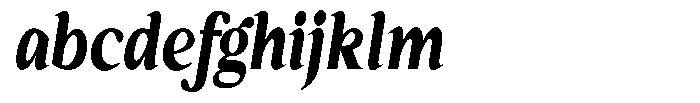 Kanellis Black Extra Condensed Italic FONT